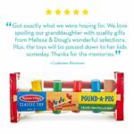 Melissa & Doug Deluxe Wooden Pound-A-Peg Toy With Hammer - Image 4