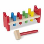 Melissa & Doug Deluxe Wooden Pound-A-Peg Toy With Hammer - Image 5
