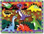 Melissa & Doug Dinosaur Wooden Chunky Puzzle (7 pcs) - Image 4