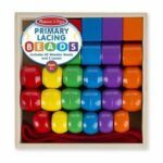 Lacing Beads - Includes 27 Wooden Beads and 2 Laces Melissa & Doug - Image 5