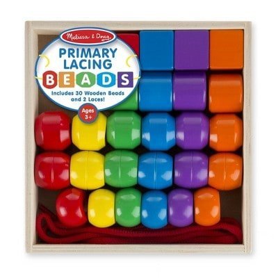 melissa doug primary lacing beads educational toy with 30 wooden beads 4 لعب ستور