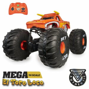 Monster Jam, Official MEGA El Toro Loco, All-Terrain Remote Control Monster Truck, 1:6 Scale
