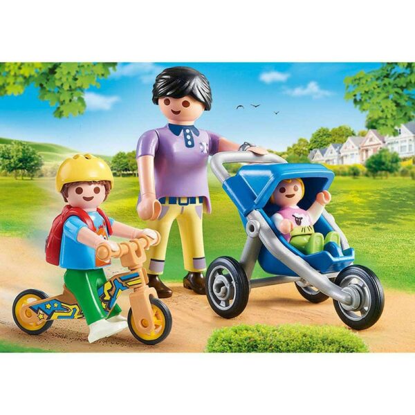 playmobil 70284 mom with children لعب ستور