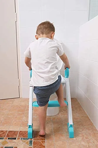 Step-up Toilet Topper Ladder - Aqua/White Dreambaby - Image 7