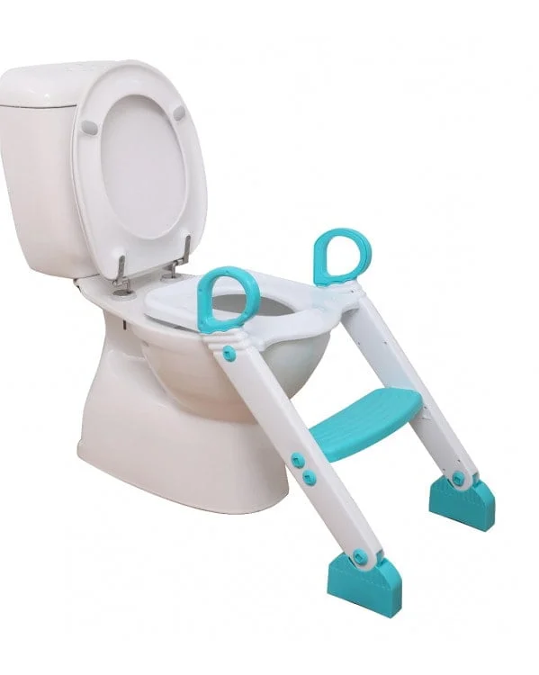 Step-up Toilet Topper Ladder - Aqua/White Dreambaby - Image 3