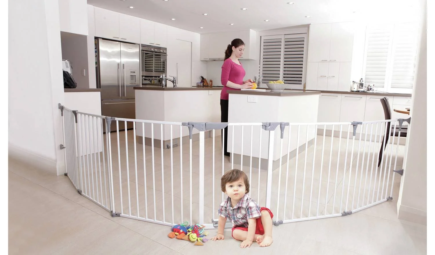 Dreambaby Royale Converta 3 in 1 Play-Pen Gate White - Image 2