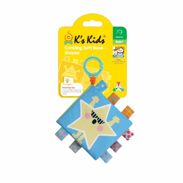 Crinkling Soft Book-Shapes K's Kids