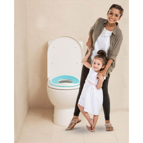 EZY Toilet Trainer Seat Aqua Dreambaby2 لعب ستور