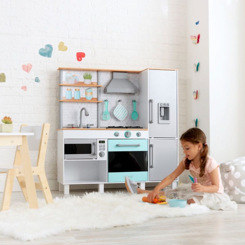KidKraft Gourmet Chef Play Kitchen with EZ Kraft Assembly KidKraft Gourmet Chef Play Kitchen with EZ Kraft Assembly