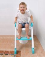 Step-up Toilet Topper Ladder - Aqua/White Dreambaby - Image 4