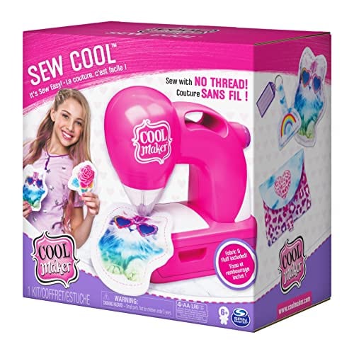 cool maker sew cool sewing machine with 5 trendy projects and fabric for 5 لعب ستور