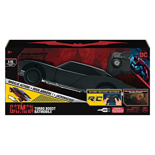 dc comics the batman turbo boost batmobile remote control car with official 1 لعب ستور