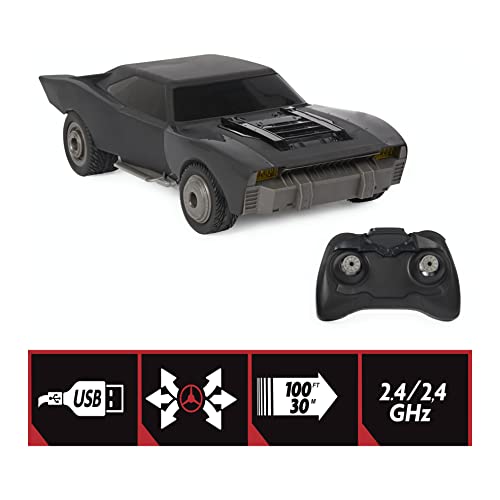 dc comics the batman turbo boost batmobile remote control car with official 5 لعب ستور