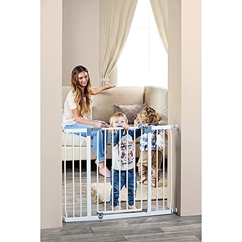 dreambaby liberty xtra wide safety gate fits 99 1055 cm white 2 لعب ستور