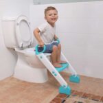 Step-up Toilet Topper - Aqua/White Dreambaby