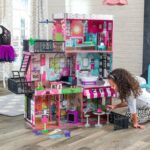 KidKraft Brooklyn's Loft Wooden Dollhouse with 25-Piece Accessory Set, Lights and Sounds - Image 2
