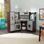 KidKraft Ultimate Corner Play Kitchen with Lights & Sounds - Espresso - Image 2
