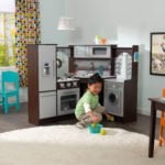 KidKraft Ultimate Corner Play Kitchen with Lights & Sounds - Espresso