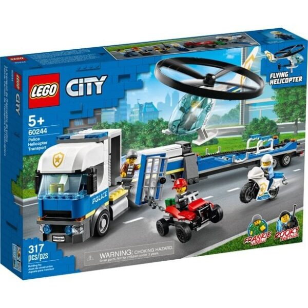lego city police helicopter transport 60244 building set for kids 317 pieces 3 لعب ستور
