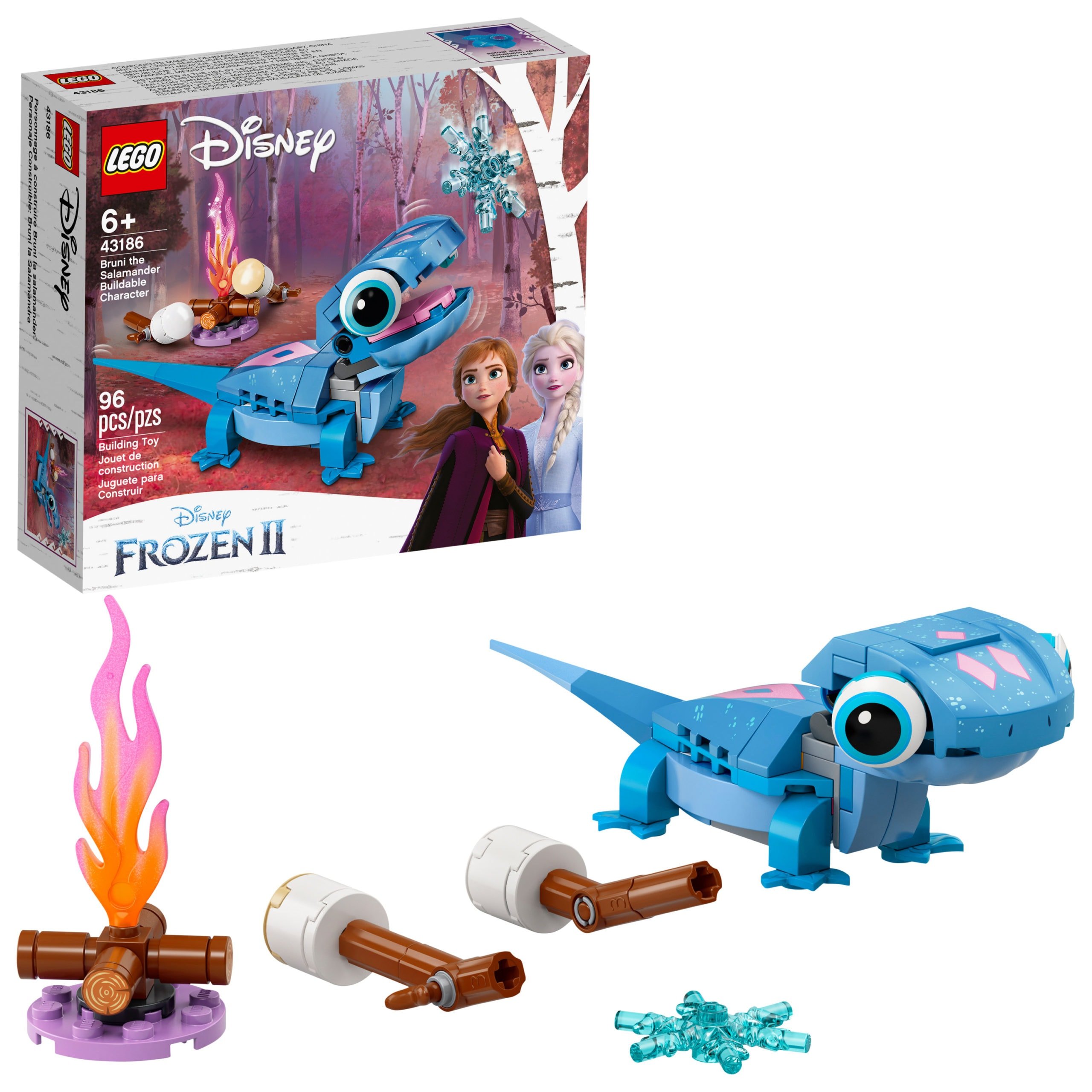 LEGO Disney Bruni the Salamander Buildable Character 43186; Building Toy for Kids (96 Pieces) LEGO Disney Bruni the Salamander Buildable Character 43186; Building Toy for Kids (96 Pieces) - Image 1