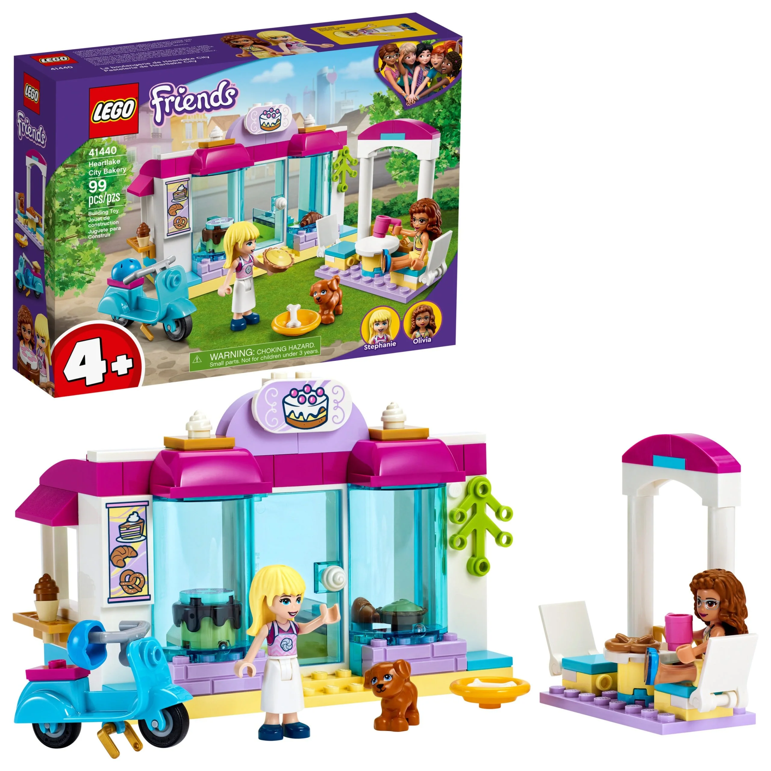 LEGO Friends Heartlake City Bakery 41440 Building Toy for Kids Who Love Cooking (99 Pieces) LEGO Friends Heartlake City Bakery 41440 Building Toy for Kids Who Love Cooking (99 Pieces) - Image 1