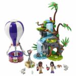 LEGO Friends Tiger Hot Air Balloon Jungle Rescue 41423 Animal Rescue Playset Comes with 2 Toy Tigers (302 Pieces) - Image 2