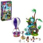 LEGO Friends Tiger Hot Air Balloon Jungle Rescue 41423 Animal Rescue Playset Comes with 2 Toy Tigers (302 Pieces)