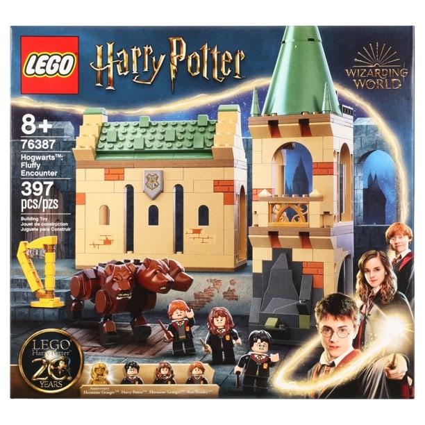 LEGO Harry Potter Hogwarts: Fluffy Encounter 76387 Building Toy; Includes  3-Headed Dog (397 Pieces) 