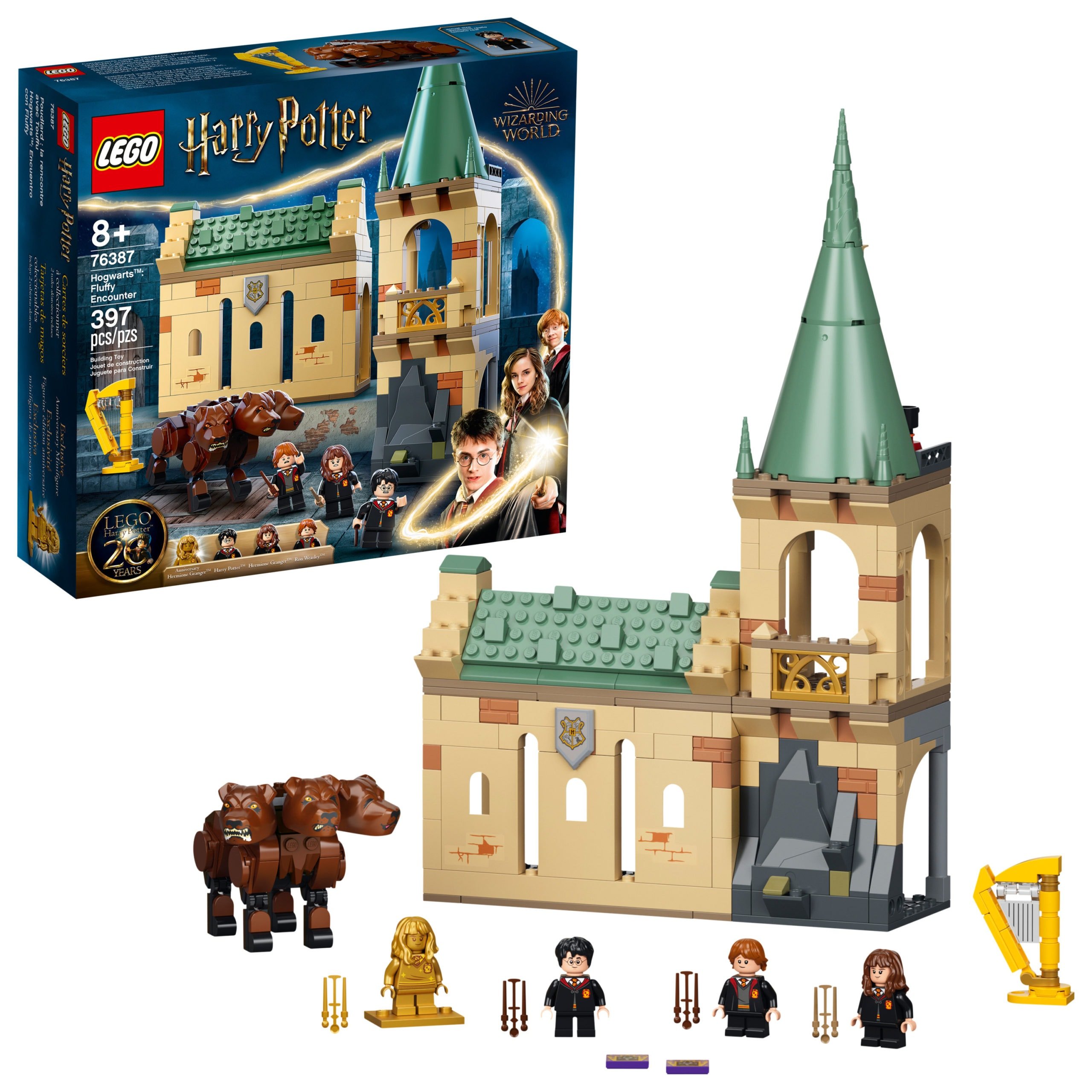 LEGO Harry Potter Hogwarts: Fluffy Encounter 76387 Building Toy; Includes 3-Headed Dog (397 Pieces) LEGO Harry Potter Hogwarts: Fluffy Encounter 76387 Building Toy; Includes 3-Headed Dog (397 Pieces) - Image 1