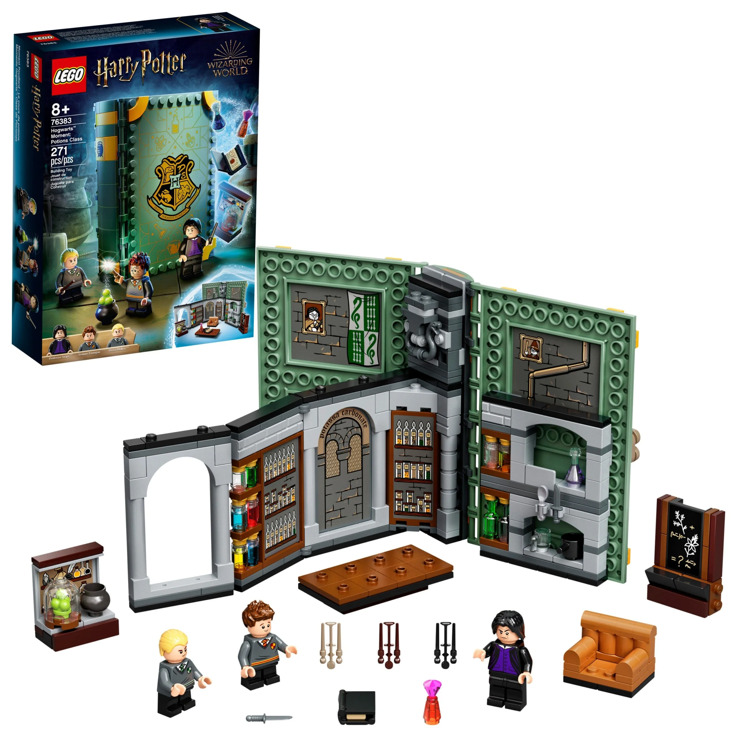 LEGO Harry Potter Hogwarts Moment: Potions Class 76383 Brick-Built Playset (270 Pieces) - Image 1