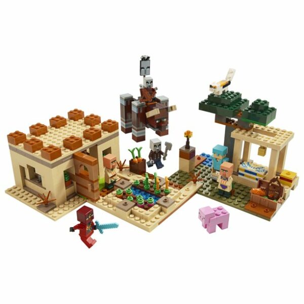 lego minecraft the illager raid 21160 action building toy set for kids 562 1 لعب ستور