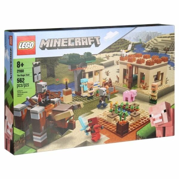 lego minecraft the illager raid 21160 action building toy set for kids 562 6 لعب ستور
