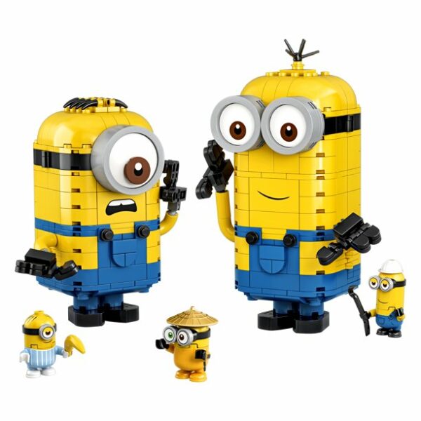 lego minions brick built minions and their lair 75551 minions toy with 1 لعب ستور