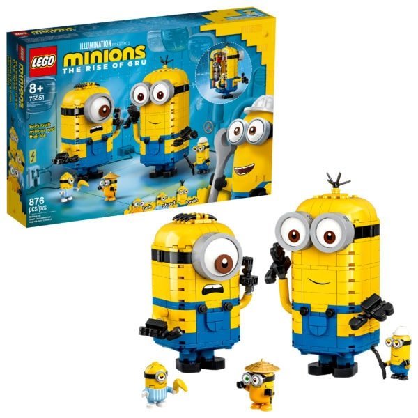 lego minions brick built minions and their lair 75551 minions toy with scaled لعب ستور