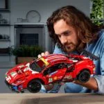 LEGO Technic Ferrari 488 GTE AF Corse #51 42125 Building Toy (1,677 Pieces) - Image 3