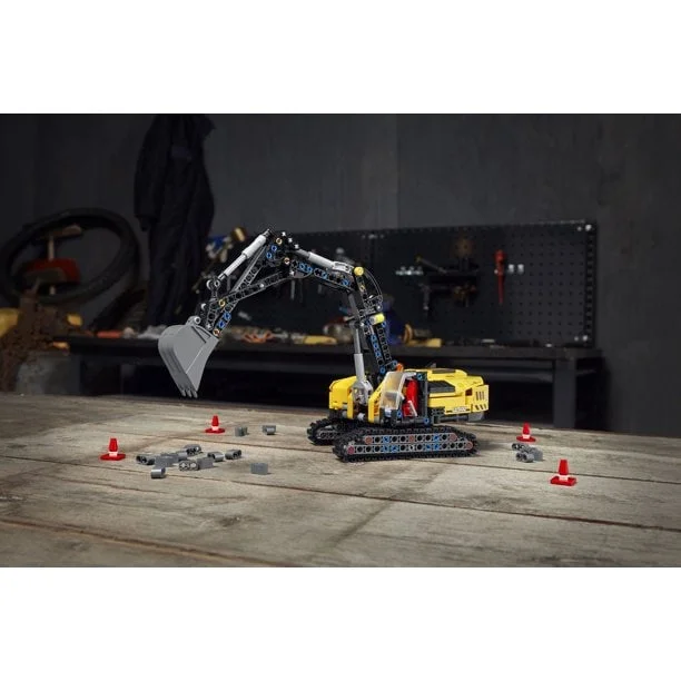 LEGO Technic Heavy-Duty Excavator 42121 2-in 1 Model Building Toy (569 Pieces) - Image 7