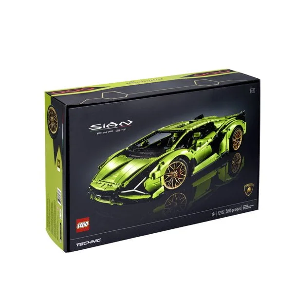 LEGO Technic Lamborghini Sián FKP 37 42115 Building Set, 1:8 scale 23"L x 9"W x 5"H (3,696 Pieces) - Image 5