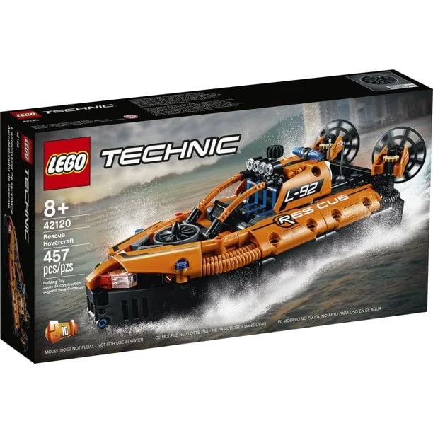 LEGO Technic Rescue Hovercraft 42120 Model Building Toy for Kids Who Love Vehicles (457 Pieces) - Image 4