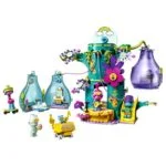 LEGO Trolls World Tour Pop Village Celebration 41255; Tree House Building Kit for Kids (380 Pieces) - Image 2