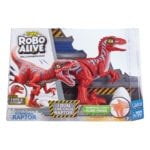 Robo Alive Rampaging Raptor Dinosaur Toy by ZURU Assorted Colour
