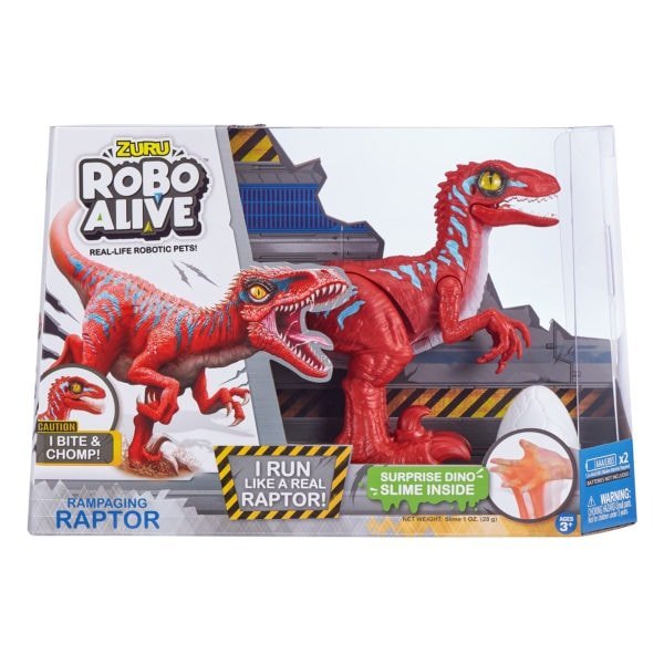 robo alive rampaging raptor dinosaur toy by zuru scaled لعب ستور