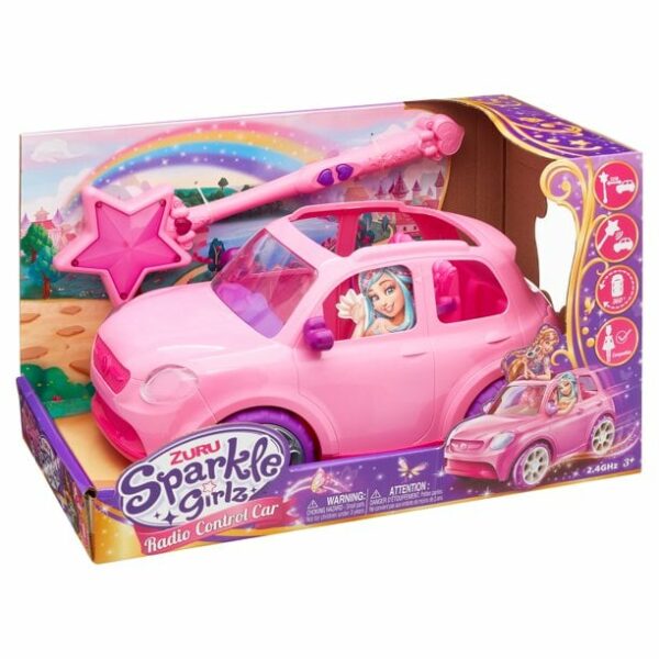 sparkle girlz dolls radio control car by zuru for children ages 3 plus 1 Le3ab Store