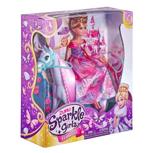 sparkle girlz princess doll with royal horse by zuru 1 Le3ab Store
