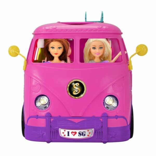 sparkle girlz retro campervan toy by zuru 3 Le3ab Store