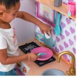KidKraft Sweet Snack Time Cart & Play Kitchen - Image 6