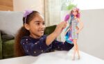 Barbie Fantasy Hair Doll, Blonde, with 2 Decorated Crowns, 2 Tops & Accessories for Mermaid and Unicorn Looks, Plus Hairstyling Pieces - Image 6