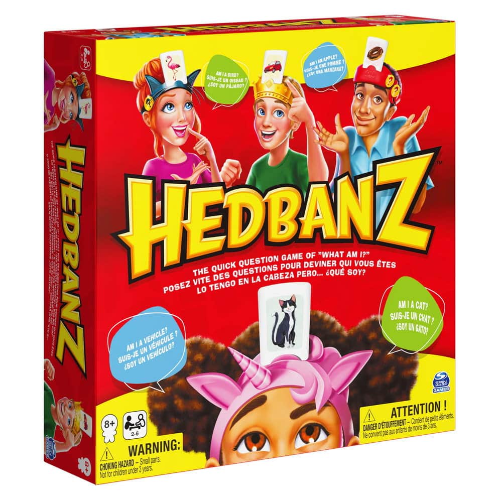 778988321799 Spin Master Hedbanz Picture Guessing Board Game for Families and Kids