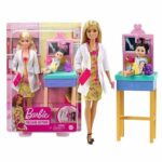 Barbie Career Pediatrician Playset, Blonde Doll