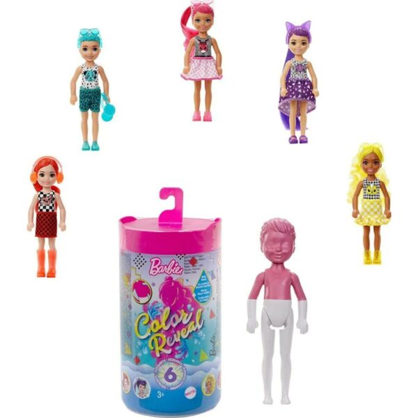 Barbie Color Reveal Chelsea Doll With 6 Surprises