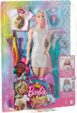Barbie Fantasy Hair Doll, Blonde, with 2 Decorated Crowns, 2 Tops & Accessories for Mermaid and Unicorn Looks, Plus Hairstyling Pieces - Image 3
